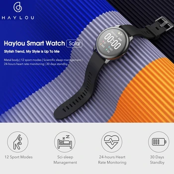 Xiaomi youpin Haylou Sol LS05 Smart Ur Sport Metal puls Sove Overvåge IP68 Vandtæt iOS Android Globale Version