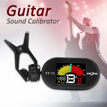 FT-11 Clip-on Tuner til Guitar, Bas, Violin, Ukulele, Guitar Tuning Instrument 163944