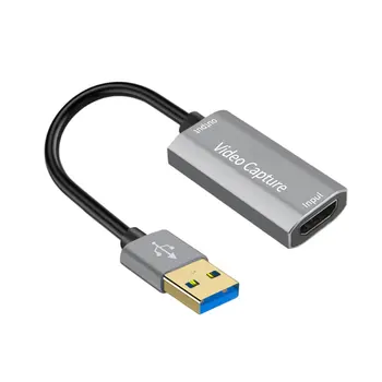 USB 3.0-Video Capture-Kort 1080P 60fps 4K HDMI-kompatibel Video Grabber Box til Macbook PS4 Spil Kamera Optager Live Streaming 1642