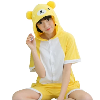 Kortærmet Voksne Kigurumi Panda Tiger Totoro Pyjamas, Nattøj Pyjama Dyr Passer Cosplay Kvinder Sommer Bomuld Kostume 164450