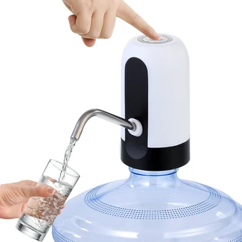 Elektrisk Drikkevand Flaske med Pumpe Dispenser Bærbare USB-Gallon at Drikke Flaske Vand Pumpe-LED