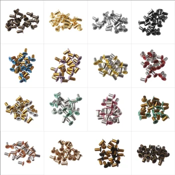 20Pcs Farverige Mini Metal Nitter Knapper DIY Dukke Bæltespænder Snap Knapper Fyldte Legetøj, Sko, Tøj, Sy Tilbehør, 1mm 16490