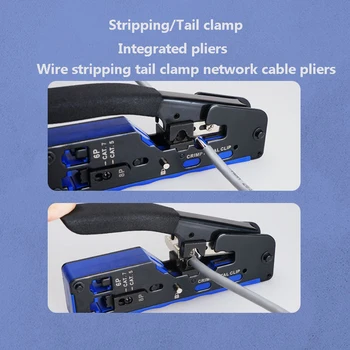 RJ45 Netværk Af Crimper, Kabel Stripper, bidetang, Ethernet-Kabel Cutter, Wire Stripper, Multi-funktion Kabel-crimptang