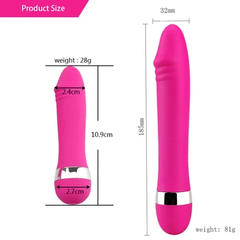 Sexlegetøj til Kvinde AV-Realistisk Dildo Vibrator Mini Vibrator Erotisk G Spot Magic Wand Anal Plug Vibrationer Lesbiske Masturbator 16512