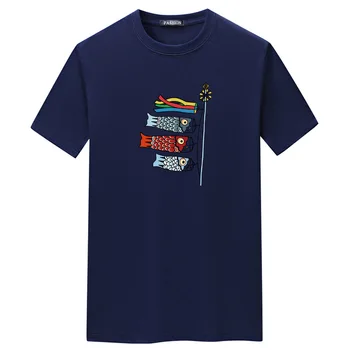 JFUNCY Mænd Grafisk T-Shirt i Overstørrelse, 5XL Mand Sommeren Hip Hop Toppe Mandlige Tøj Mode Print T-shirt Kort Ærme t-Shirts