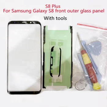 For Samsung Galaxy S8 G950 G950F Oprindelige Telefon, Front, Ydre Glas Panel For Samsung S8 Plus G955 G955F Touch Skærm Med værktøjer 165748