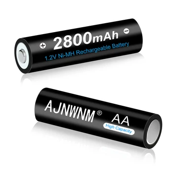 AAA 1100mAh Batteri 1,2 V NI-MH AAA Lav self decharge 3A Genopladelige batterier og 2800mah AAA Genopladelige Batteri