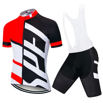 2021 Pro Cycling Jersey Sæt Sommer MTB Cykel Tøj Maillot Ropa Ciclismo Polyester Racing Cykel Tøj Cykling Sæt 166372