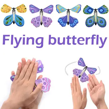 Sommerfugl Kort Magic Butterfly Børn Magic Prop Overraskelse Magiske Rekvisitter Magiske Tricks, Kid Legetøj Børn Toy Flyvende Sjovt Legetøj