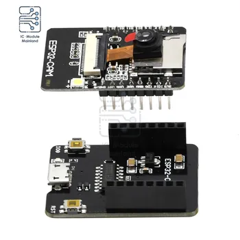 ESP32-CAM-MB ESP32-CAM WiFi + Bluetooth Modul Kamera Modul Development Board ESP32 med Kamera Modul OV2640 2MP Til Arduino