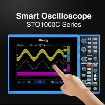 2021 Hot Salg Micsig Digitale Smart Oscilloskop 100MHz 2CH 4CH håndholdte oscilloskop automotive scopemeter STO1104C 166569