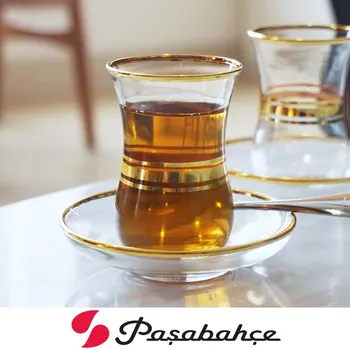 Tyrkisk Sort te kop 101mL-200mL Importeret blyfrit Glas te kop med Underkop, Kop Kaffe Custom Design GRATIS FRAGT