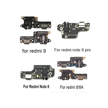 USB-Opladning, Dock-Port Bord Med Mikrofon Stik til Oplader Flex Kabel Til Xiaomi Redmi Note 8 8A 8T 9 9A 10 10X Pro 4G 5G 166764