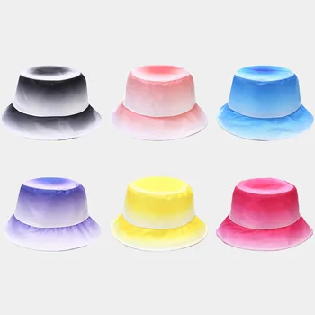2021 Nye Mode 3D-Print Kvinders Bucket Hat Mænd Sommeren Panama Hatte Gradient Farve Harajuku Hip Hop Caps Fiskeren Hat 166842