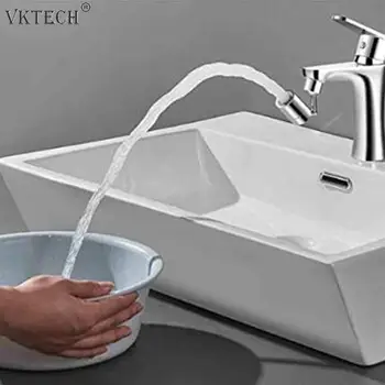 Universal Splash Filter Vandhane 720 Grader Roterende Vand Outlet Skifte Badeværelse Håndvask, Køkken Tryk På Vandhanen Køkken Vandhane