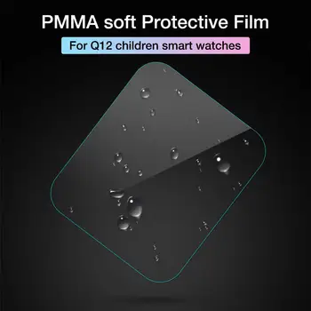 3 Pack Hærdet Glas Fuld Dækning Screen Protector Film Til Q12 Smart Ur 3D-Beskyttende Glas Til Q12 Smart Ur Glas Film 166982