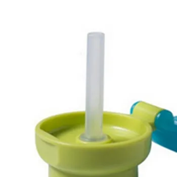 Bærbare Spild Bevis, Juice, Sodavand Flaske Twist dækkappe Med halm Sikker Drink Halm Sippy Cap Fodring for Børn Nippel
