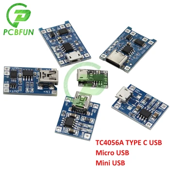 1STK 5V 1A Micro USB Type 18650-c Lithium Batteri Opladeren Modul+Beskyttelse Dobbelte Funktioner TP4056 18650 TC4056A