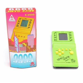Børn Tetris Håndholdte spillekonsol LCD-Elektroniske Spil, Sjove Spil, Puslespil Håndholdte spillekonsol Fancy Legetøj 16948