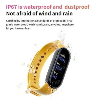 M6 Smart Band Armbånd Ur Fitness Tracker puls, Blodtryk Overvåge Passometer Smart Armbånd Til Xiaomi IOS Android