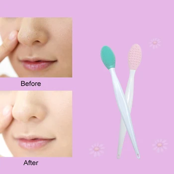 1PC Facial Mask Omrøring Børste Blød Silikone Makeup Børste Kvinder Hud ansigtspleje Til Pige Kosmetiske Værktøjer 16992