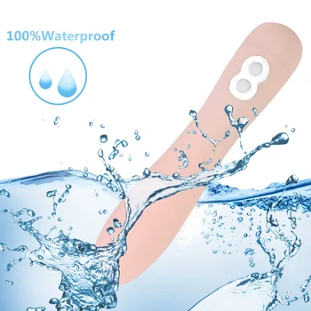 IKOKY Vaginal Massageapparat Kvindelige Masturbator Kraftfuld Vibrator G Spot Klitoris Stimulator sexlegetøj til Kvinde AV Wand 10 Hastigheder 170035