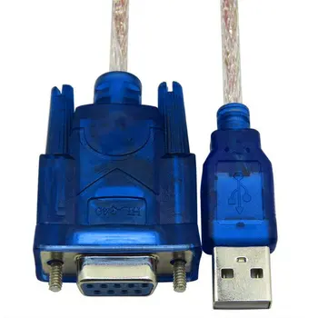 Fleksibelt Design USB til RS232 seriel linje USB2.0 9-bens serielt kabel-com-port USB TIL DB9 konverter rs232-kabel 170160