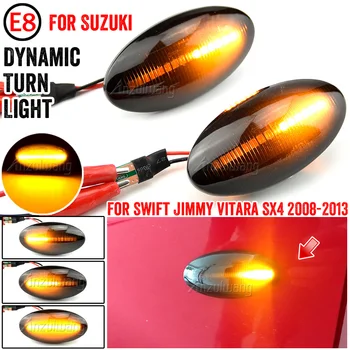 2stk Dynamisk LED Fender Lys sidemarkeringslys For Suzuki Grand Vitara Vtarai Jimny Swift og SX4 APV Arena XL7 Ignis Alto Fiat Sedici 170272