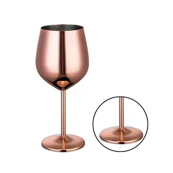 Rustfrit Stål Champagne Cup Vin Glas Cocktail Glas Kreative Juice Drink Barware Køkken Værktøjer
