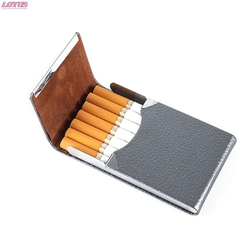 Hot Holder 14 Cigaretter Mode-Individualitet PU Clamshell Cigaret Sag Anti Pres Vandtæt Fritids-Business-Box