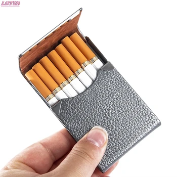 Hot Holder 14 Cigaretter Mode-Individualitet PU Clamshell Cigaret Sag Anti Pres Vandtæt Fritids-Business-Box
