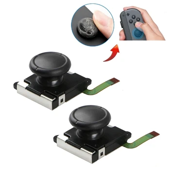 2-Pack 3D Analog Joystick Joycon Analoge Pind til at Skifte Til Joysticket Udskiftning Glæde Con Controller Thumb Stick-knappen Erstat (2-Pack) 17107