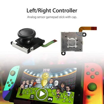 2-Pack 3D Analog Joystick Joycon Analoge Pind til at Skifte Til Joysticket Udskiftning Glæde Con Controller Thumb Stick-knappen Erstat (2-Pack)