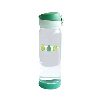 Kreative Dejlige Avocado Glas Vand Flaske Foråret Cap Glas Små Friske, Enkle Vand Cup Studerende Drinkware Mode Sød