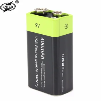 Oprindelige ZNTER Ultra-Effektive 9V 400mAh USB-Genopladeligt 9V Lithium-Polymer-Batteri Til RC Kamera Drone Tilbehør 171271