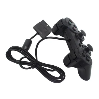 Universal Wired Controller 2 Stød Fjernbetjening Joystick, Gamepad Joypad Til PlayStation 2 PS2 Gamepads