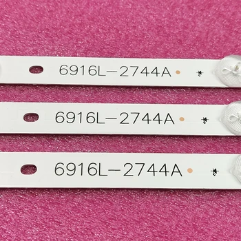 3 STK/sæt LED-Baggrundsbelysning strip For LG 43UH630V 43UH620V 43UH610T 43UH630V 43UH603V 43 V16.5 ART3 2744 6916L-2744A UHD 1 LC430DGE