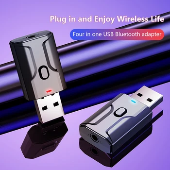 USB Bluetooth-Adaptere BT 5.0 Trådløse USB Bluetooth-Adapter Audio Receiver Transmitter Bluetooth-Dongles Laptop Tilbehør til Bilen