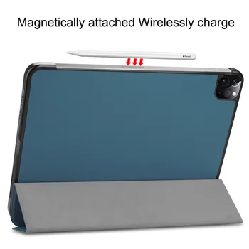 For iPad Pro 12 9 2021 5rd til iPad Pro 11 2021 Tilfælde PU Læder Magnetic Tilfælde Funda Smart Cover Coque Capa til iPad Pro 2021 17296