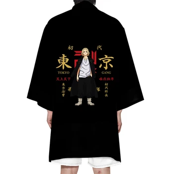 Tokyo Revengers Kimono Lejligheder Kappe Cosplay Kostume Halloween Hanagaki Takemichi Ken Ryuguji Anime Kostumer Kap 173144