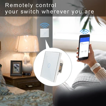 Wifi Touch Skifte Neutral Ledning Smart Liv Remote App Control Arbejder Med Amazon Alexa 173285