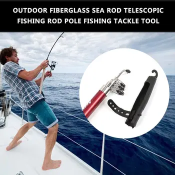 OUTAD fiskestang 1,8 m Teleskop Saltvandsfisk Hånd Glasfiber spinnestang Luksus Pole Enheden Carp Fishing Tackle Værktøj