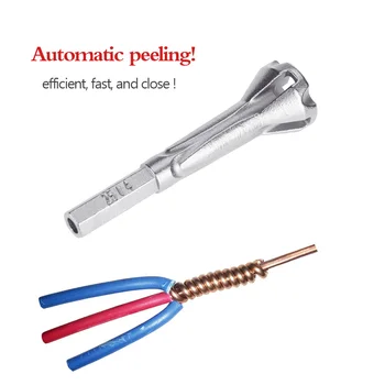 Elektrisk Twist Wire Af 2~5 Hul Elektriker Universal-Automatisk-Snoede Ledning Stripping Fordobling Maskine Stik 173704