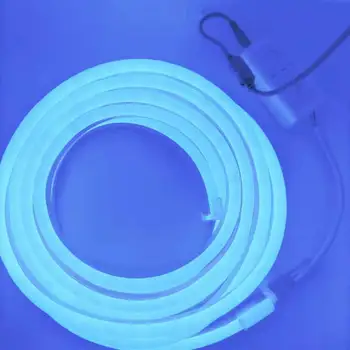 2,4 G RF touch fjernbetjening LED-Belysning Flex LED Neon Lys SMD 5050 96leds/M LED Neon Stribe Lys Vandtæt IP68 DC12V med adapter 174307