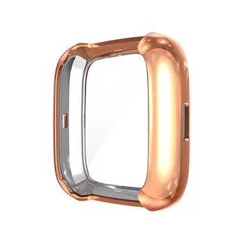 Ultra-Slim Galvaniserede Gennemsigtige TPU-Blødt Cover til Fitbit versa 2 urkasse Forhindre Ridser, buler 19Oct30