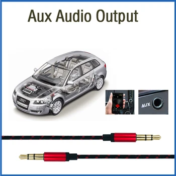 1m/2m Aux Audio Line 3,5 mm Audio Kabel, guldbelagt Stereo Bil Aux Audio Line den Offentlige Audio Line 3,5 mm Digitale Kabler Til Telefon 175286