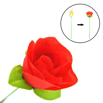 Fantastisk Fakkel til at Rose Brand Magic Trick Flamme, der Optræder blomst professionel tryllekunstner bar illusion rekvisitter Fest Legetøj