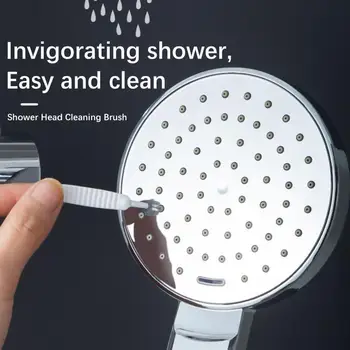 10stk/set brusehoved rensebørste Vask Anti-tilstopning Lille Børste Pore Hul Børste Til Køkken Toilet Telefon Hul