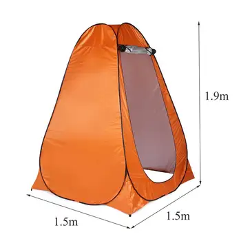 1.5x1.5x1.9 Åbn Automatisk Badning Ændre Klud Telt med UV-Beskyttelse Vandtæt Ventilation Enkelt Udendørs Camping Telt 176032
