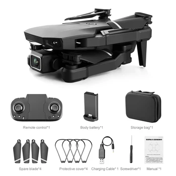 2021New S68 Mini Drone 4K HD Dual Kamera Højde Holde WiFi Fpv lufttryk Højde Hold Sammenklappelig Quadcopter RC Drone Toy Gave 176436